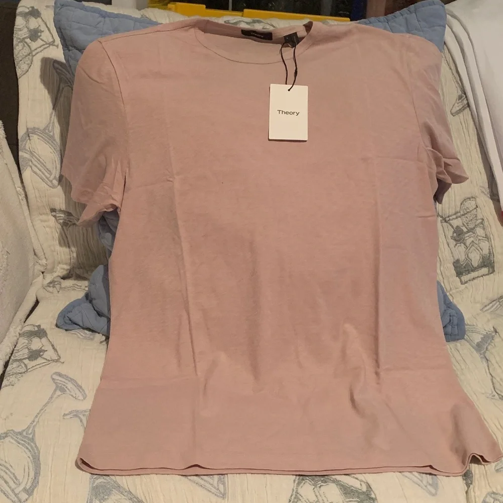 THEORY
Pima Cotton Sereno Slub Knit Precise Tee - Picture 6 of 6